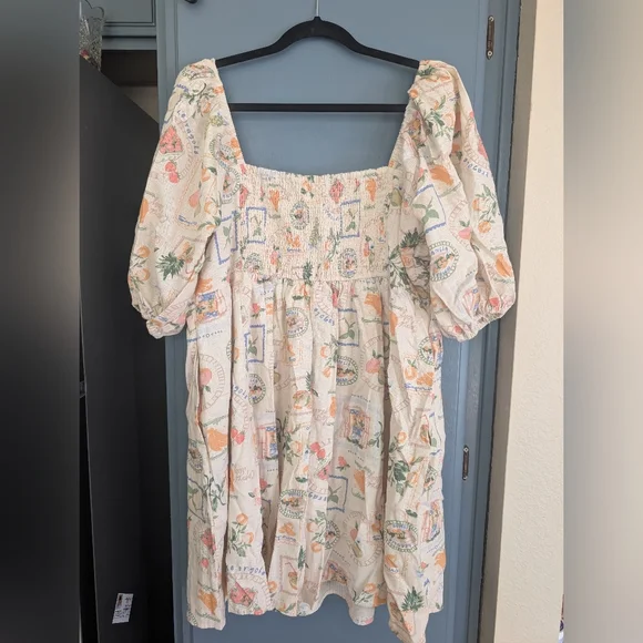 Abercrombie & Fitch Floral Print Mini Dress - Picture 4 of 6